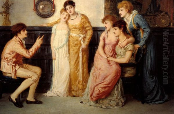 A Youth Relating Tales to Ladies - view 1
