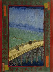 Bridge in the rain (after Hiroshige) by Vincent Van Gogh