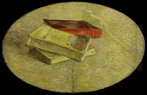 Three books - view 1