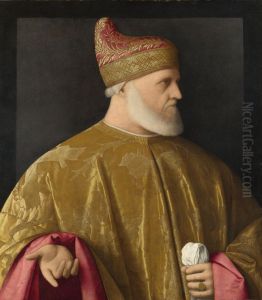 Portrait of the Doge, Andrea Gritti by Vincenzo di Biagio Catena