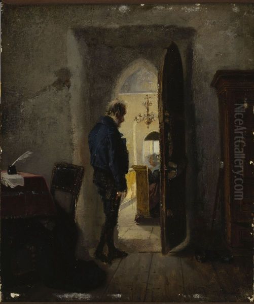 At the Vestry Door - view 1