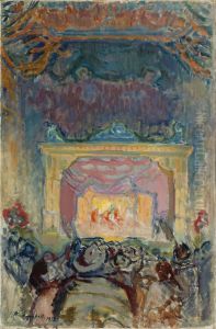 Varieteeteatteri Pariisissa by Magnus Enckell