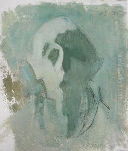 Self-Portrait, Light and Shadow by Helene Schjerfbeck
