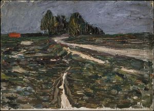 Poplars by Wassily Kandinsky