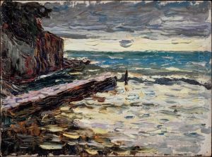 Rapallo, Stormy Sea by Wassily Kandinsky