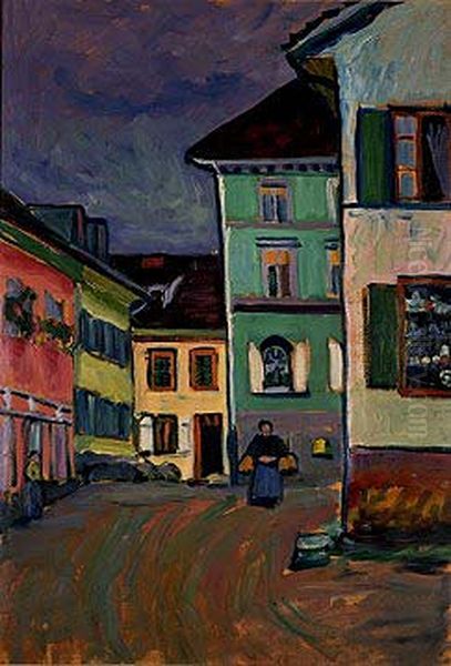 Murnau, Top of the Johannisstrasse - view 1