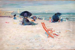 Beach at Atlantic City by Robert Henri