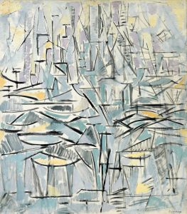 Composition no. XVI (authentic) by Piet Mondrian