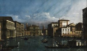 Le Grand Canal a Venise by Bernardo Bellotto