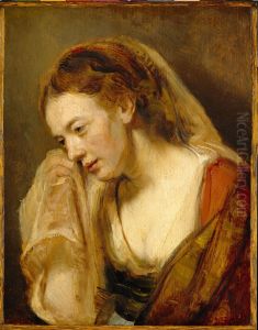 A woman weeping A woman weeping