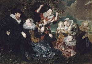 Portrait of Beresteyn-van der Eem family by Pieter Soutman