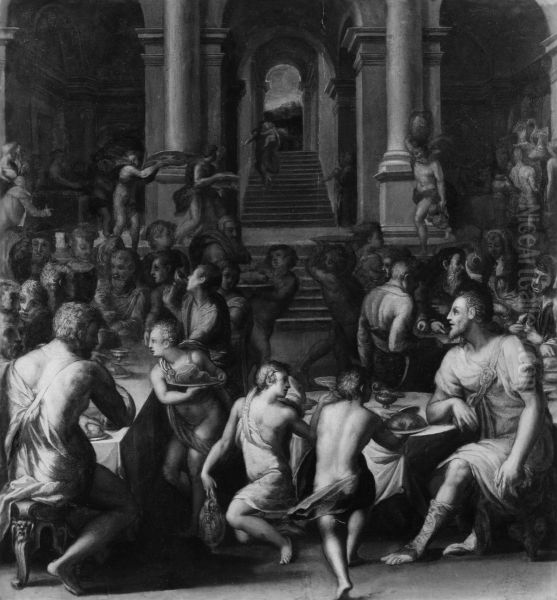 The Feast Given by Joseph for His Brothers - view 1
