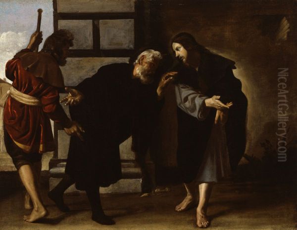 Christ and Two Followers on the Road to Emmaus - view 1