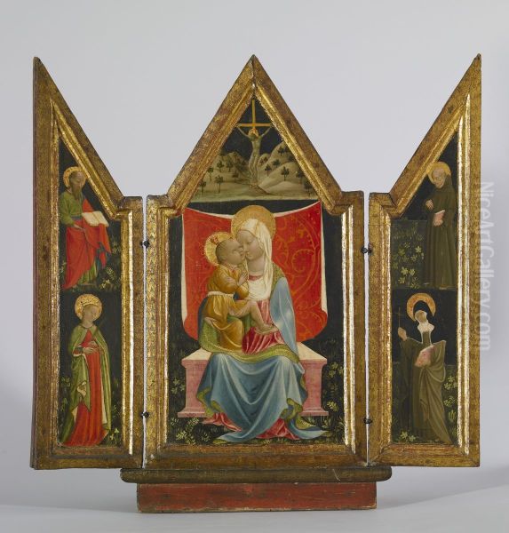 Madonna and Child Enthroned with Saints - view 1