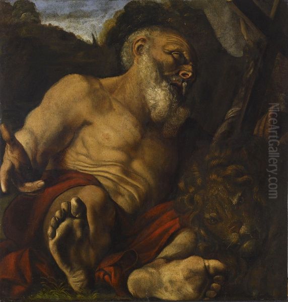 Saint Jerome in the Wilderness - view 1