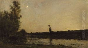 Twilight by Charles-Francois Daubigny