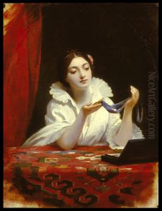 The Miniature by Charles Robert Leslie