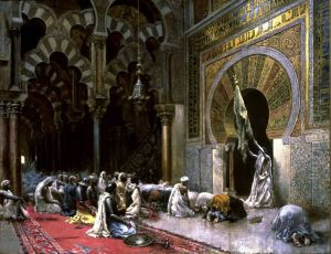 Interior of a Mosque at Cordova by Edwin Lord Weeks