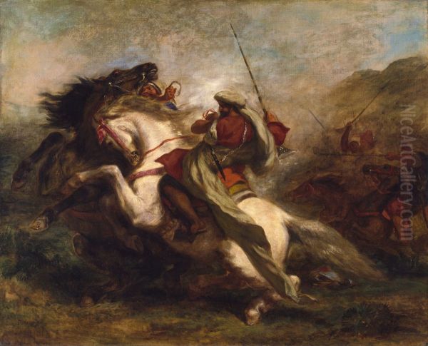 Collision of Moorish Horsemen - view 1