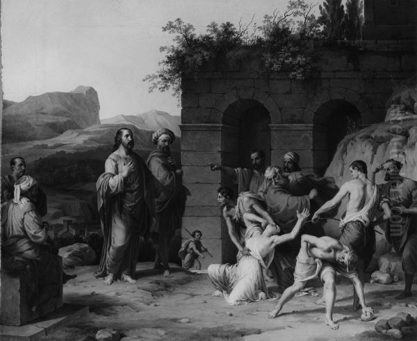 Christ and the Woman Taken in Adultery - view 1
