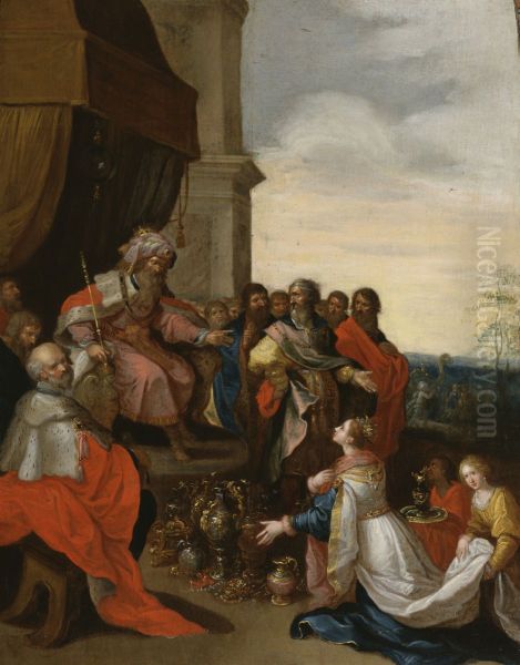 King Solomon Receiving the Queen of Sheba - view 1