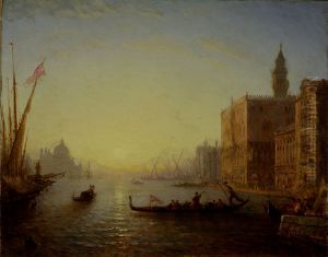Venice, Evening by Felix Ziem