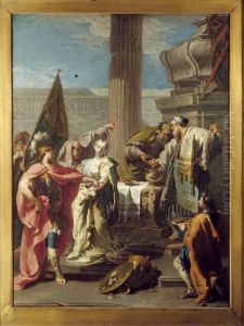 The Sacrifice of Polyxena at the Tomb of Achilles by Giambattista Pittoni