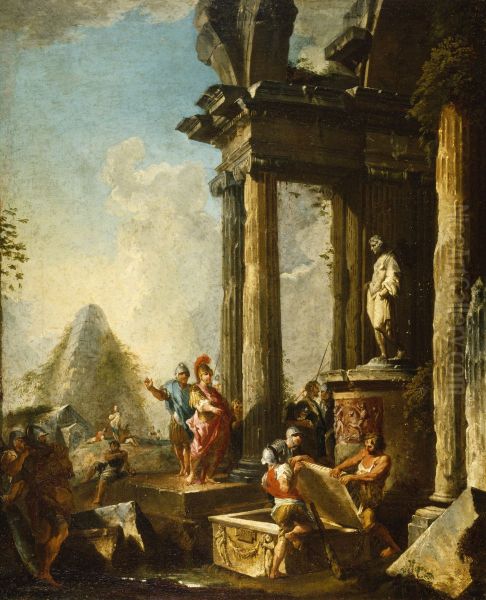 Alexander the Great at the Tomb of Achilles - view 1