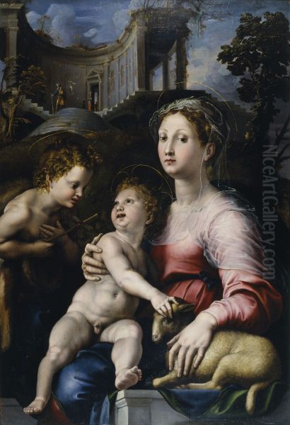The Madonna and Child with Saint John the Baptist - view 1