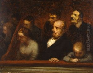 The Loge (In the Theatre Boxes) by Honore Daumier