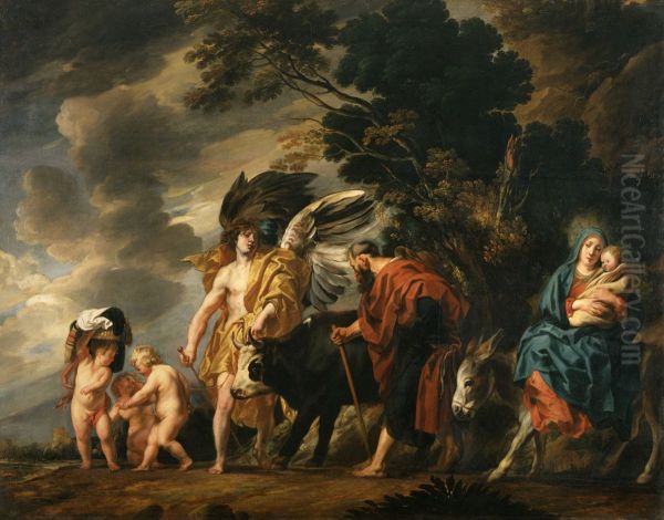 Flight of the Holy Family into Egypt - view 1