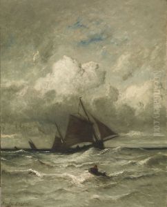 At Sea by Jules Dupre