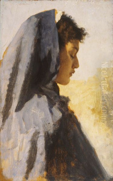 Profile Head of a Young Woman - view 1