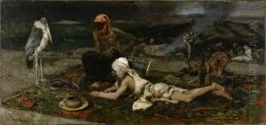 Hindu Snake Charmers by Maria Fortuny Marsal