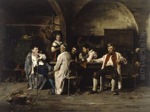 The Story of a Battle by Mihaly Munkacsy