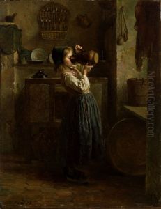 Helping Herself by Pierre Edouard Frere