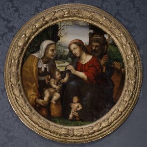 The Holy Family with Saint Elizabeth and the Infant Saint John the Baptist by Il Sodoma