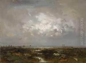A Swamp in the Landes by Theodore Rousseau