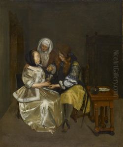 A Glass Of Lemonade by Gerard Ter Borch