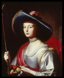Portrait of a Lady of the Court as a Shepherdess