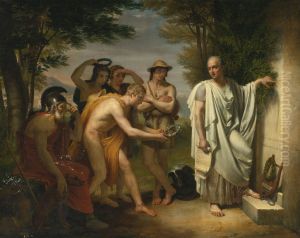 Horace au tombeau de Virgile by Jean-Bruno Gassies
