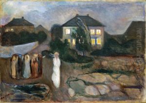 La tormenta by Edvard Munch