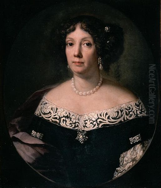 Portrait of a lady in black - view 1