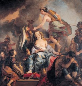Le sacrifice d'Iphigenie by Charles de La Fosse
