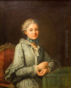 Portrait of Innocente Guillemette de Rosnyvinen de Pire by Charles-Andre van Loo