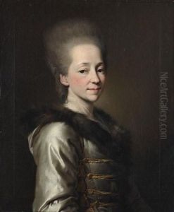 Portrait de Maria Ivanovna Narychkine (1731-1807), dit auparavant Portrait de la princesse Maria Pavlovna Narychkine by Dmitry Levitzky