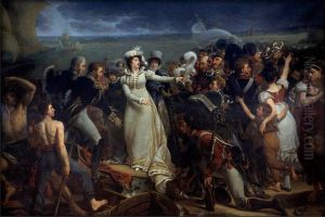 Die Herzogin von Angouleme schifft sich in Pauillac ein by Antoine-Jean Gros