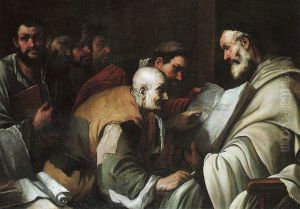 Dispute of Theologians by Luca Giordano