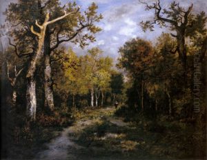 The Forest in Fontainebleau by Narcisse Virgilio Diaz