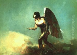 The Winged Man (The Fallen Angel) by Odilon Redon